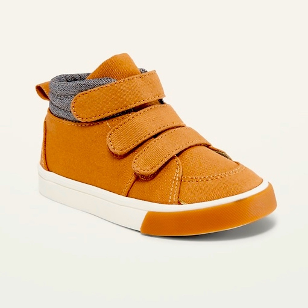 (2 Pair) Old Navy Toddler Hi-Top Sneaker Boots UNISEX